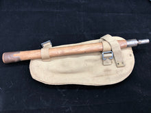 Load image into Gallery viewer, Original WW2 British Army Entrenching Tool, Helve &amp; Cover Set - Wartime Dated
