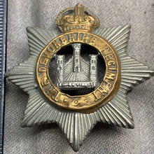 Load image into Gallery viewer, Original WW1 British Army The Devonshire Regiment Cap Badge
