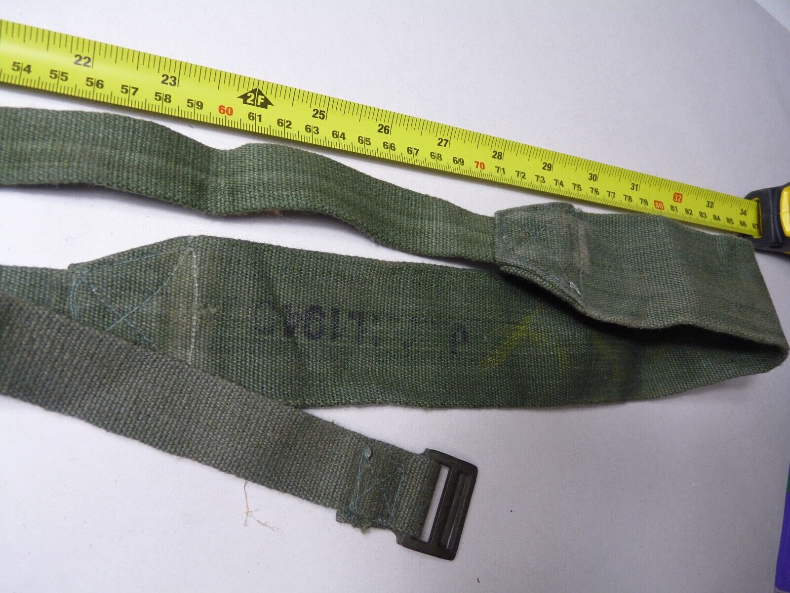 Original WW2 British Army 44 Pattern Shoulder / Extended Equipment Strap - 1945 - The Militaria Shop