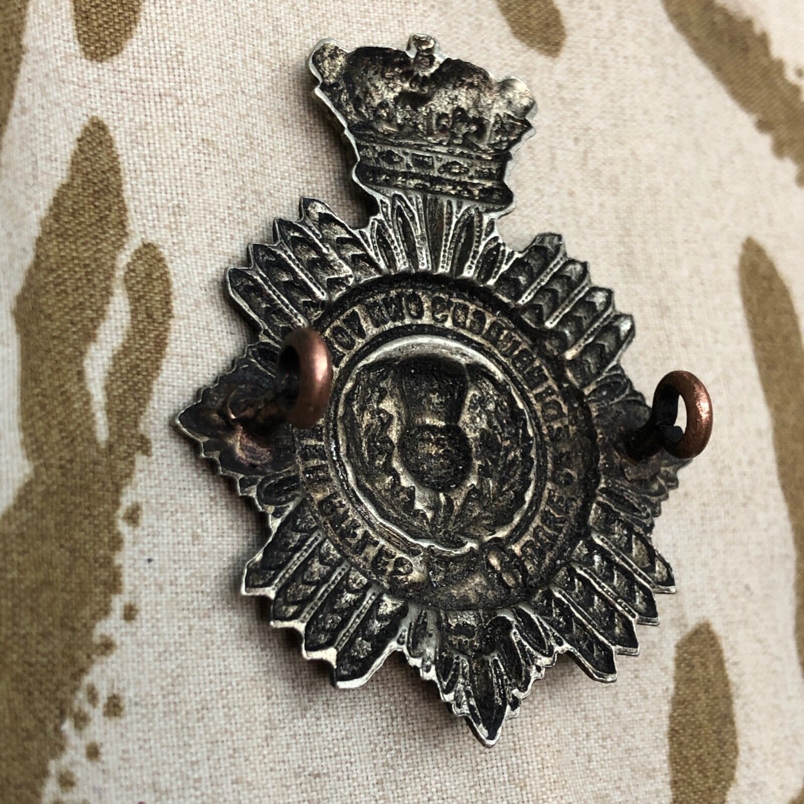 British Army Victorian Duke of Edinburgh's Own Volunteer Rifles Cap Badge - The Militaria Shop