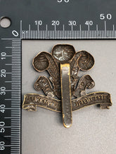 Load image into Gallery viewer, Original WW2 British Army The Cheshire Yeomanry (Earl of Chester&#39;s) Cap Badge
