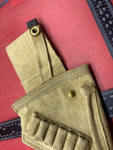 Charger l&#39;image dans la galerie, Original British Army Long Drop Canvas Holster as Used by Drivers &amp; Tank Crews
