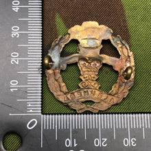 Load image into Gallery viewer, Original British Army WW2 Collar Badge - Middlesex Regiment - The Militaria Shop
