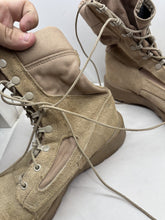 Load image into Gallery viewer, British Army Surplus Brown Leather Combat Boots - Belleville - Size UK 8 W - The Militaria Shop
