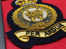 Load image into Gallery viewer, British RAF Royal Air Force Regiment Bullion Embroidered Blazer Badge
