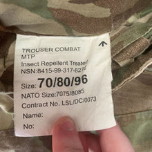 Load image into Gallery viewer, Genuine British Army MTP Camouflage Combat Trousers IR Treated - 70/80/96
