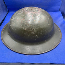 Load image into Gallery viewer, Original Pre-WW2 British Army Rare Spun Helmet - Complete with Liner &amp; Chinstrap
