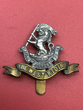 Load image into Gallery viewer, Original WW2 British Army The West Riding Regiment Cap Badge
