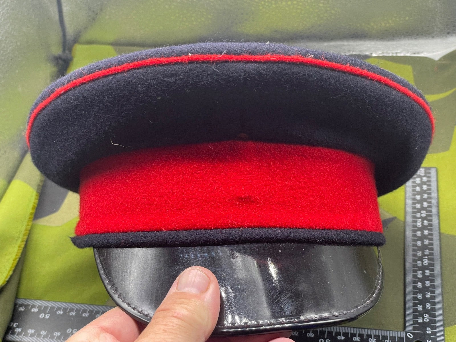 Genuine British Army Adjutant General's Corps Peaked Dress Cap - Size 55cm - The Militaria Shop