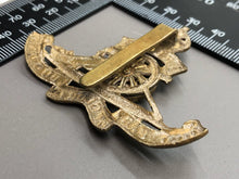 Load image into Gallery viewer, Original WW2 British Army Royal Artillery Cap Badge
