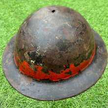 Load image into Gallery viewer, Rare Early WW2 Rolled Edged British Army Helmet - Possibly NFS?
