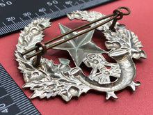 Load image into Gallery viewer, Original WW2 British Army The Cameronians (Scottish Rifles) Cap Badge
