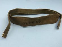 Load image into Gallery viewer, Original WW2 British Army Tan Webbing Shoulder Strap 37 Pattern - 1941 Dated
