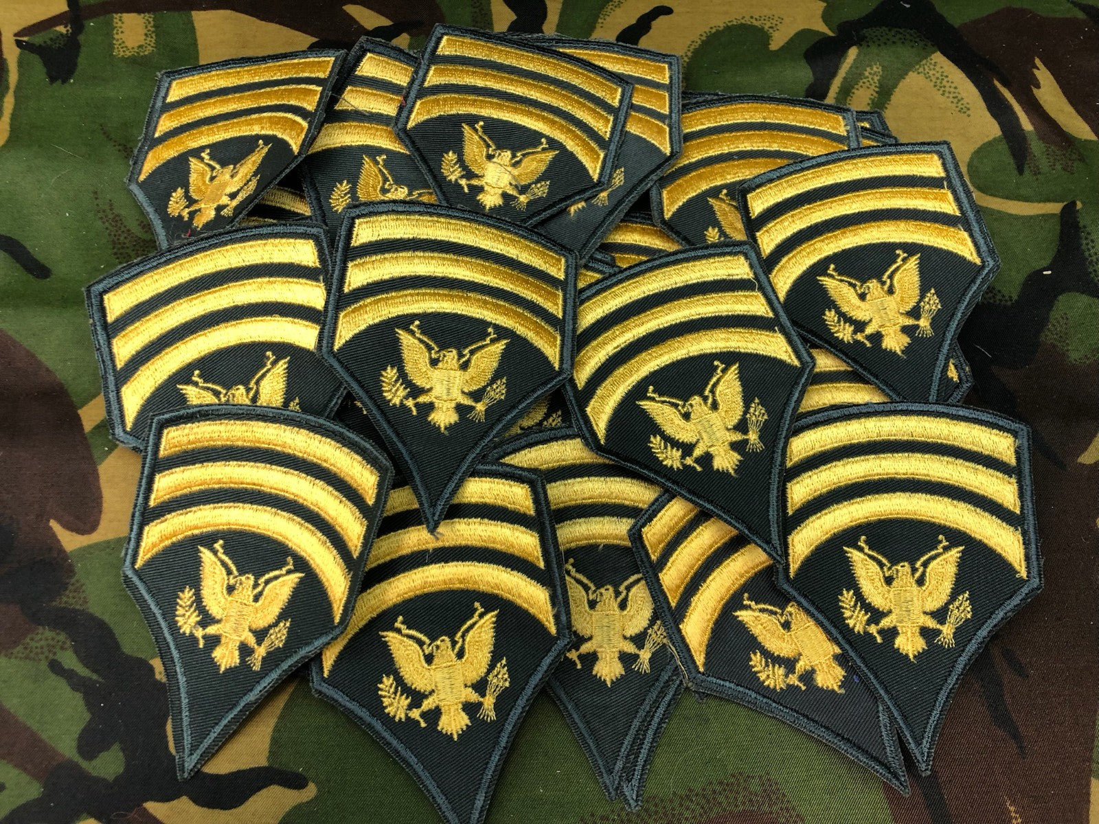 Original US Specialist E-7 Rank Patch Badge - The Militaria Shop