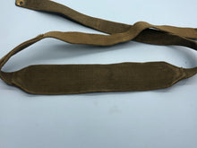 Load image into Gallery viewer, Original WW2 British Army Tan Webbing Shoulder Strap 37 Pattern
