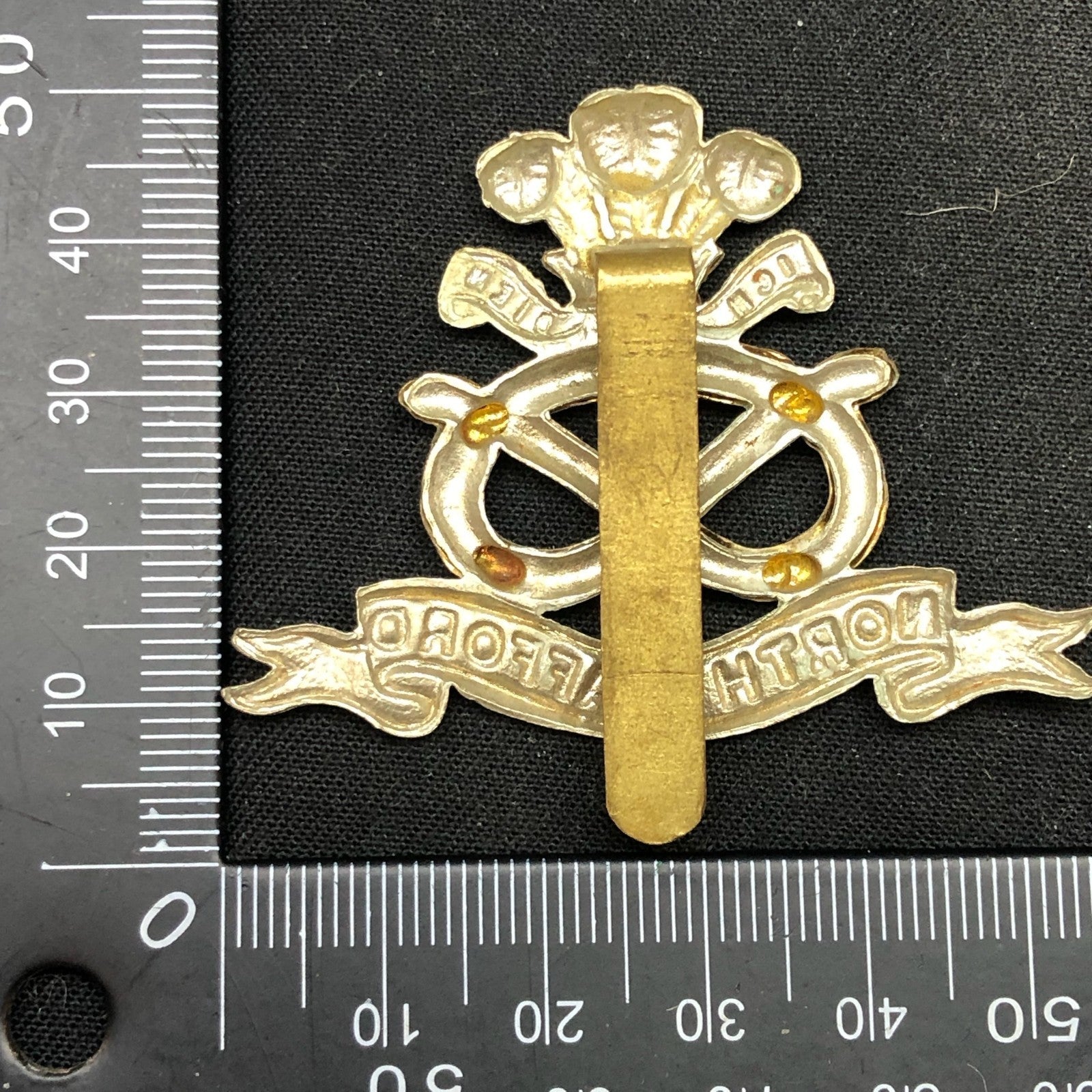 Original WW2 British Army Cap Badge - North Staffordshire Regiment - The Militaria Shop