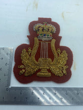 Load image into Gallery viewer, Original British Army Musicians Dress Uniform Bullion Sleeve Badge
