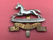 Load image into Gallery viewer, Original WW2 British Army Cap Badge - West Yorkshire
