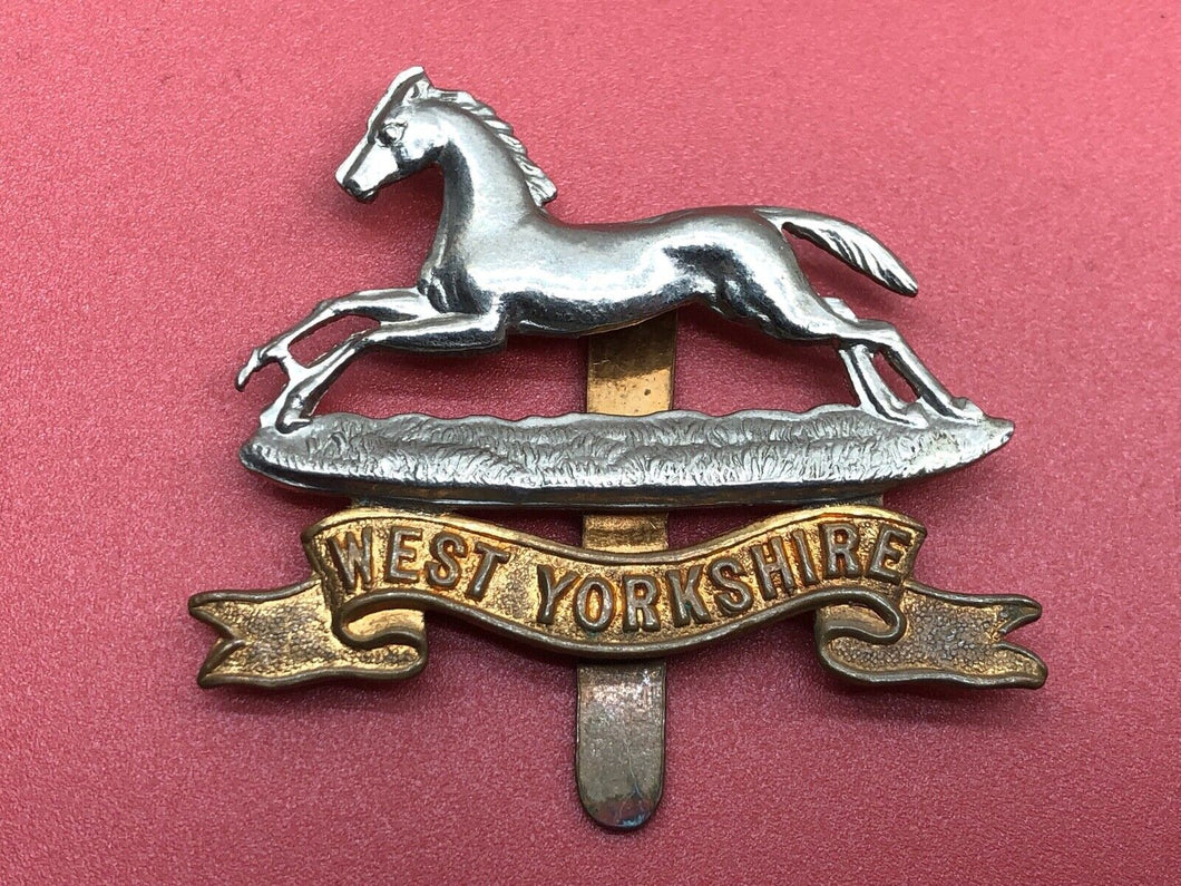 Original WW2 British Army Cap Badge - West Yorkshire