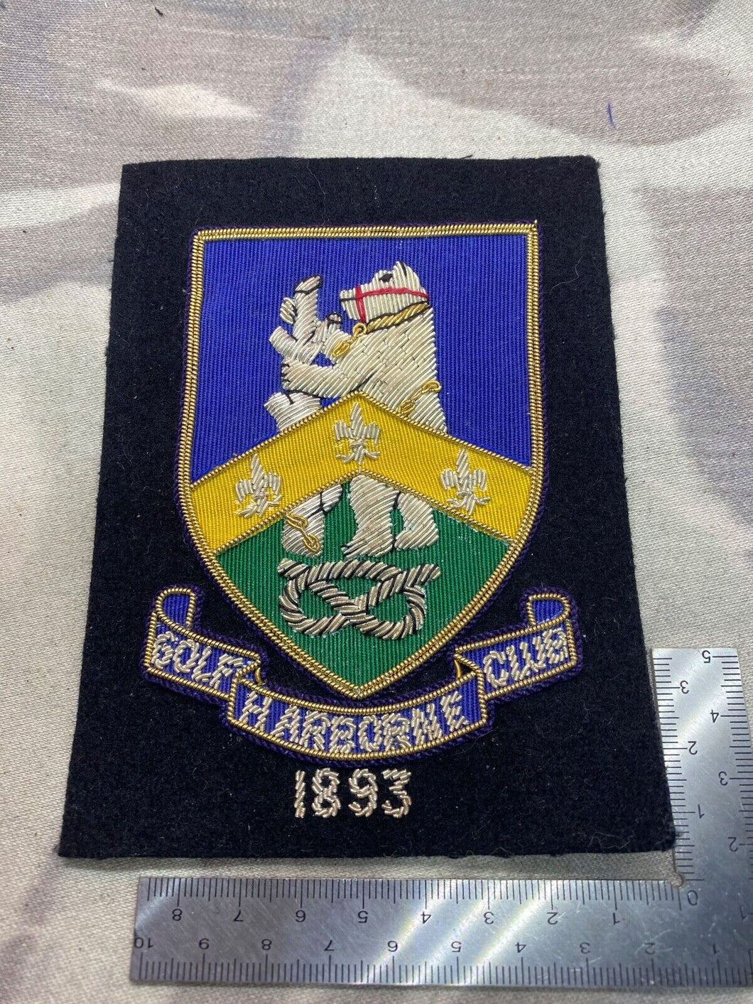 Original Harborne Gold Club Blazer Badge