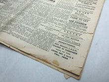 Load image into Gallery viewer, Original WW2 British Newspaper Channel Islands Occupation Jersey - August 1941
