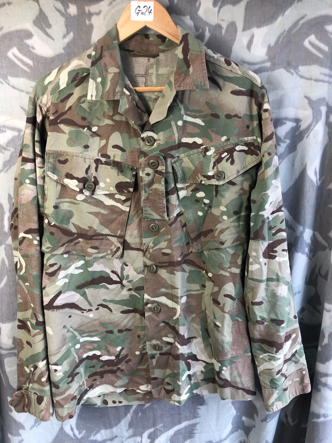 Genuine British Army MTP Camo Barracks Combat Shirt - 180/96