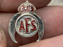 Charger l&#39;image dans la galerie, Original British Army - Auxiliary Fire Service AFS Lapel / Brooch
