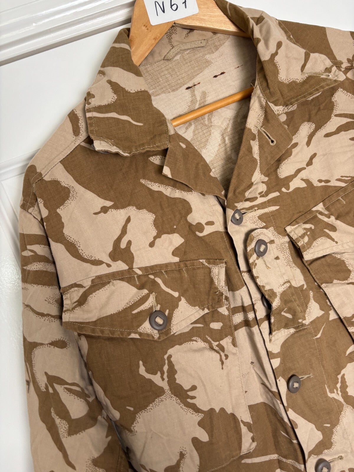 Genuine British Army DDPM Desert Tropical Combat Jacket-Size 180/96 - The Militaria Shop