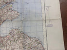 Original WW2 British Army RAF Navy Base Map of Scotland - The Forth, Clyde & Tay - The Militaria Shop