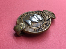 Load image into Gallery viewer, Original WW2 British Army Catering Corps Kings Crown Cap Badge
