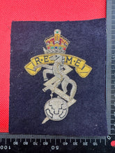 Load image into Gallery viewer, British Army Bullion Embroidered Blazer Badge - REME Engineers - Kings Crown
