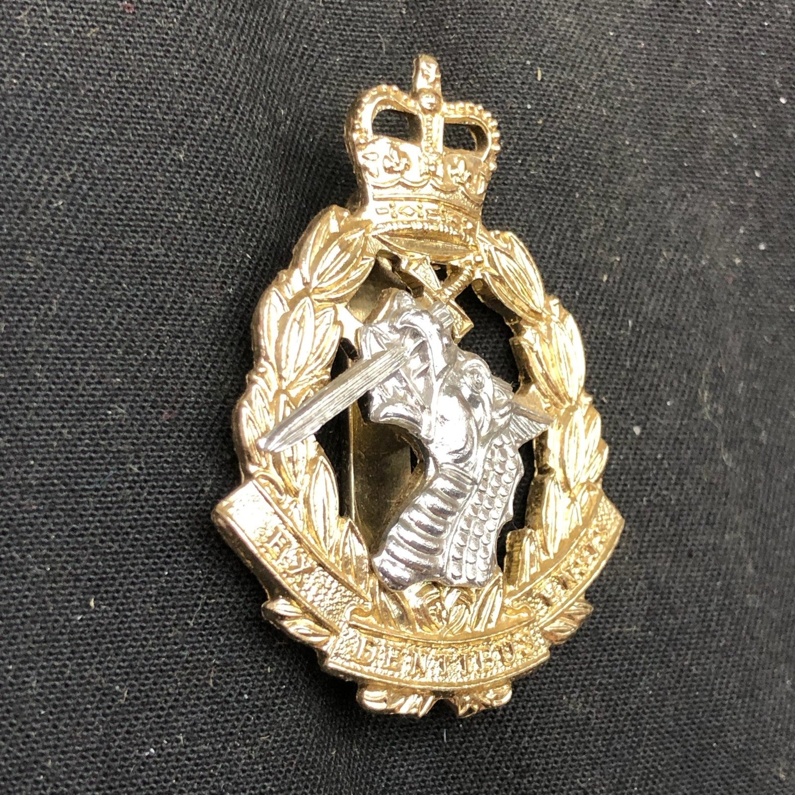 Genuine British Army Cap Badge - Royal Army Dental Corps - The Militaria Shop