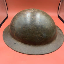 Charger l&#39;image dans la galerie, Original British Army WW2 Soldiers Military Combat Helmet - Rolled Edged
