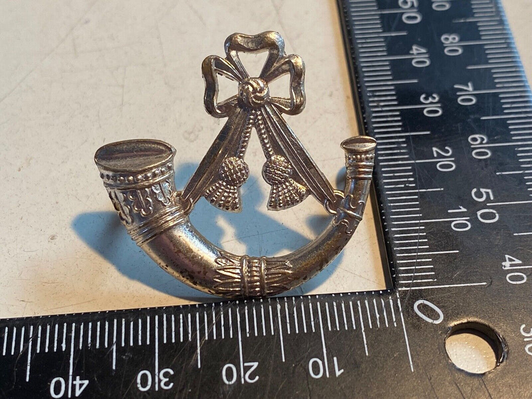 Original British Army Light Infantry Cap / Collar Badge