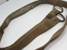 Lade das Bild in den Galerie-Viewer, Original British Army Paratroopers Leg Restraint Strap - WW2 37 Pattern
