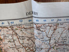 Original WW2 British Army OS Map of Great Britain - Debry - The Militaria Shop