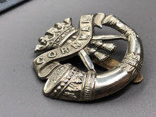 Load image into Gallery viewer, Original WW2 British Army Duke of Cornwall&#39;s Light Infantry Cap Badge
