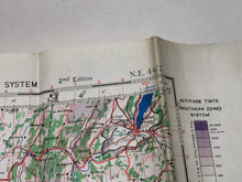 Load image into Gallery viewer, Original WW2 British Army / RAF Map - Lyon France
