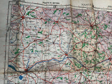 Charger l&#39;image dans la galerie, Original WW2 British Army / RAF Map - Nantes - France
