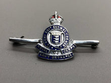 Load image into Gallery viewer, Original WW2 British Army RAOC Royal Army Ordnance Corps Tie / Lapel Pin
