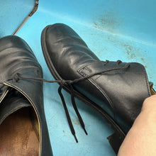 Lade das Bild in den Galerie-Viewer, Austrian Army Black Leather Officers Dress Shoes - Size EU 47 - UK 12 - US 12.5 - The Militaria Shop
