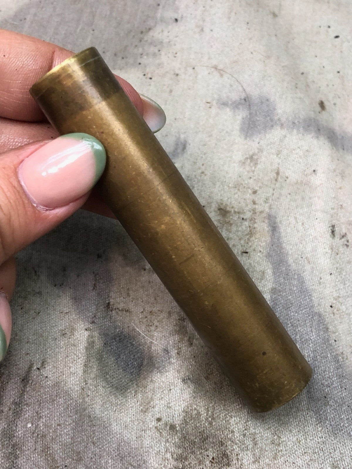 Original WW1 British Army SMLE Enfield Brass Oil Bottle - EFD Marked - The Militaria Shop