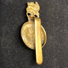 Genuine British Army Brass Cap Badge - Royal Devon Yeomanry - The Militaria Shop