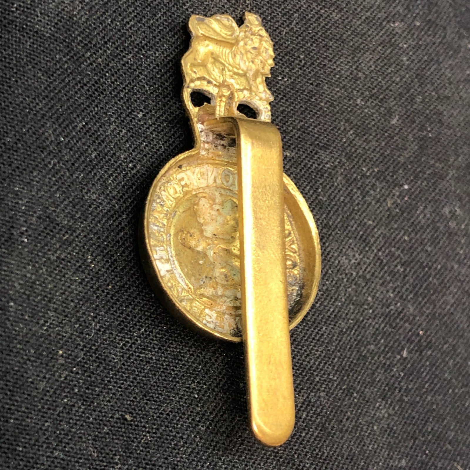 Genuine British Army Brass Cap Badge - Royal Devon Yeomanry - The Militaria Shop