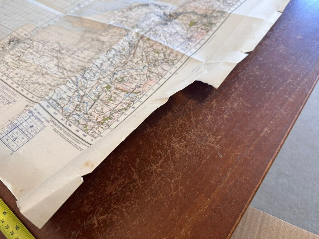 Original WW2 British Army GSGS OS Map of England & Wales - Lancaster & Barrow - The Militaria Shop