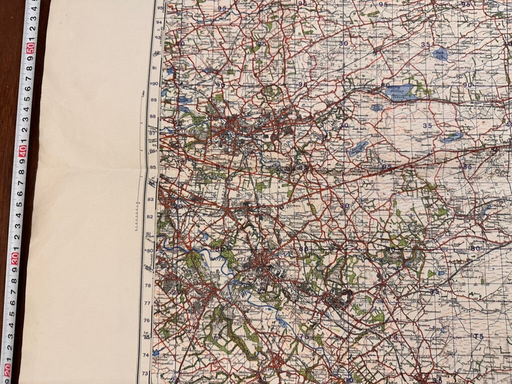 Original WW2 British Army GSGS Map of Scotland - Falkirk & Motherwell - The Militaria Shop