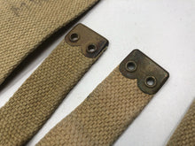 Lade das Bild in den Galerie-Viewer, Original WW2 37 Patternn Webbing British Army L Strap Set - WW2 Dated
