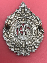 Load image into Gallery viewer, Original WW2 British Army Cap Badge - Argyll &amp; Sutherland Highlanders Regiment
