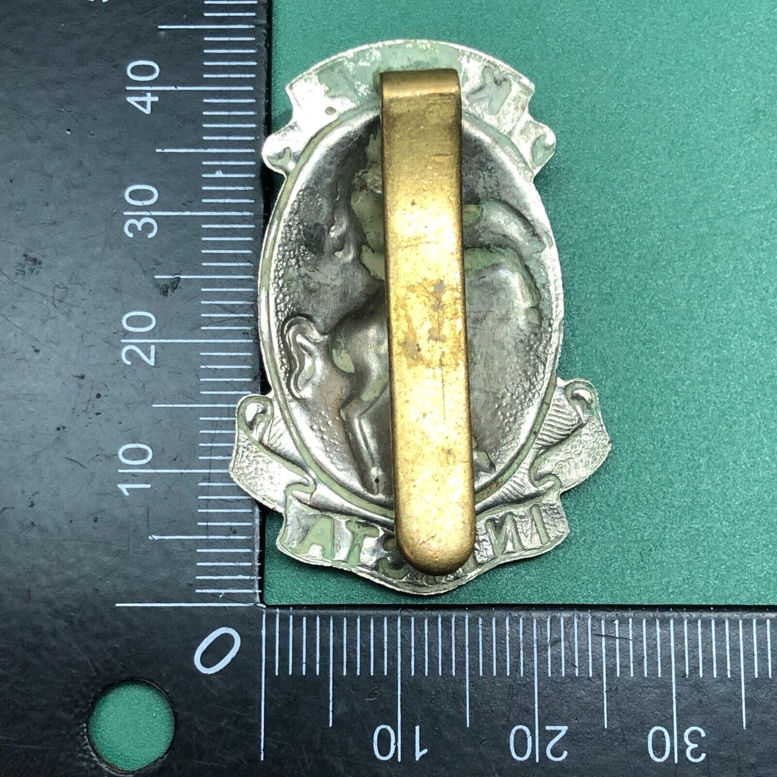 Original WW1 British Army Cap Badge - Kent Volunteer Fencibles - The Militaria Shop