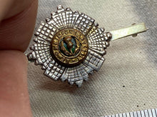 Load image into Gallery viewer, Original British Army - Scotts Guards White Metal and Enamel Sweetheart Brooch
